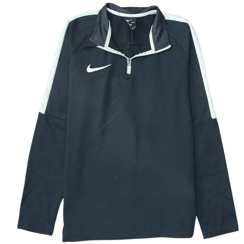 Nike Men's Black Small Dri-FIT 1/4 Zip Pullover Sweatshirt