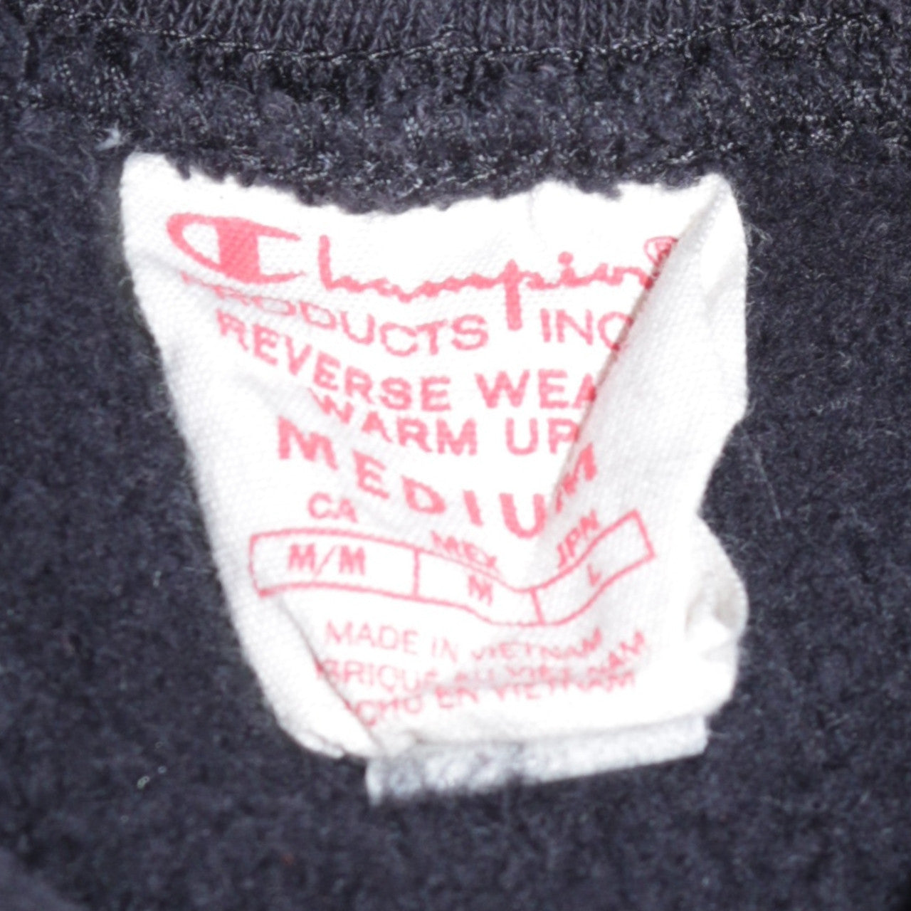 Champion Men's Black Medium Pullover Hoodie Embroidered Logo