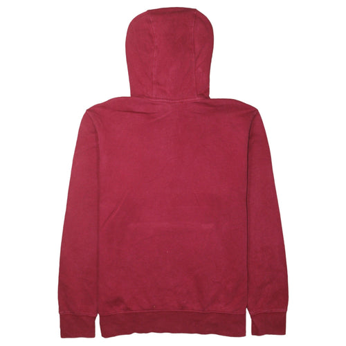 Nike Men's Red Pullover Hoodie Size M Fleece Sweatshirt