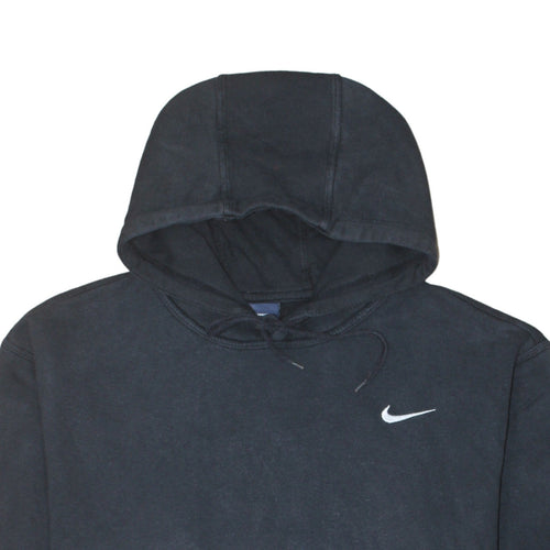 Nike Men's Black Pullover Hoodie Cotton Blend Size L