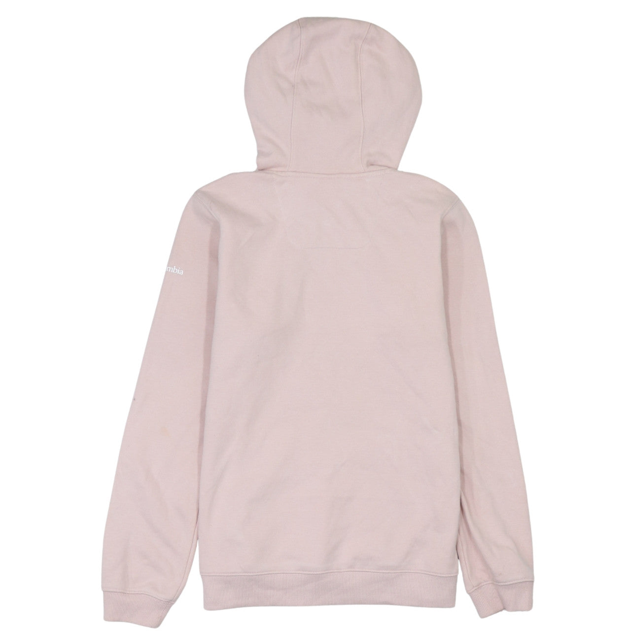 Columbia Womens Pink Pullover Hoodie Small Casual Logo Sweatshirt