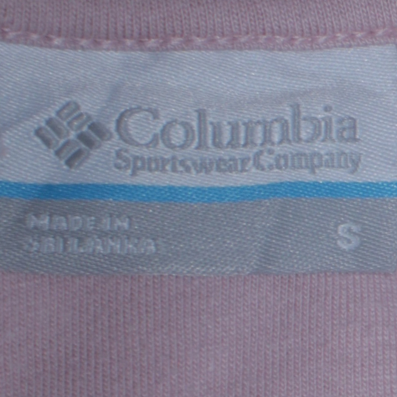 Columbia Womens Pink Pullover Hoodie Small Casual Logo Sweatshirt