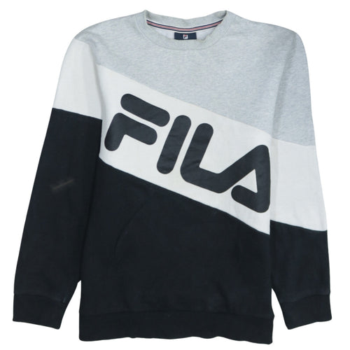 Fila Men's Multicoloured XS Pullover Crew Neck Sweatshirt