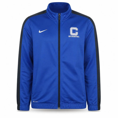 Nike Men's Blue Full Zip Dri-Fit Basketball Sweatshirt Size S