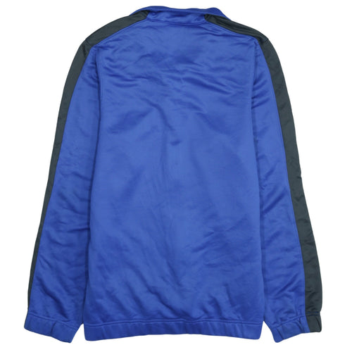 Nike Men's Blue Full Zip Dri-Fit Basketball Sweatshirt Size S