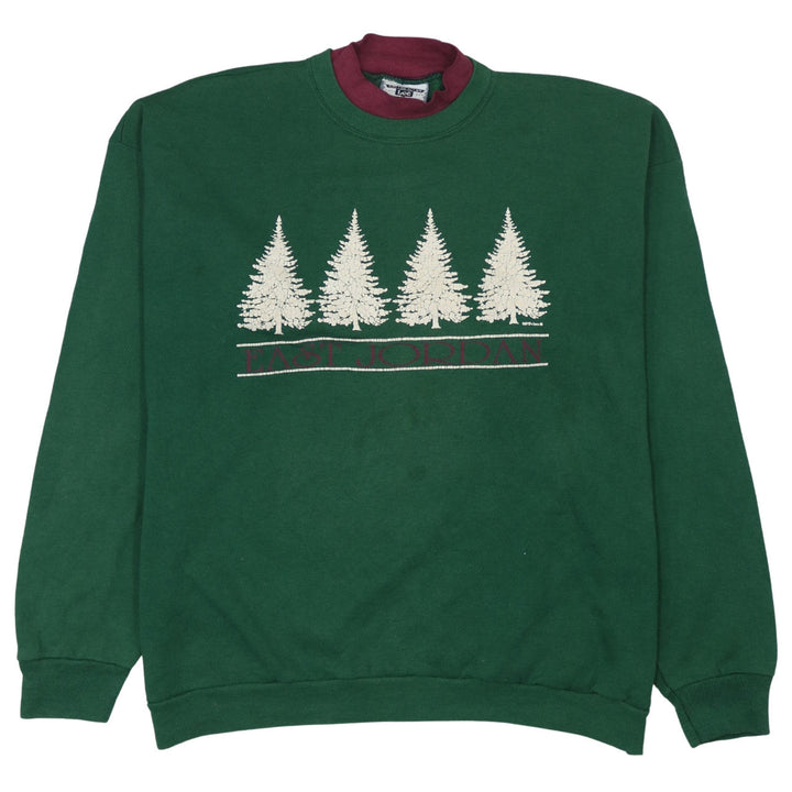 Lee Mens Green 2XL Pullover Nature Graphic Sweatshirt