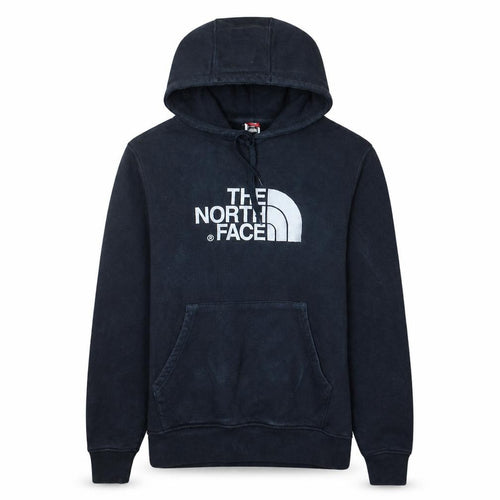 The North Face Men's Blue Pullover Hoodie M Logo Outdoor Sweatshirt