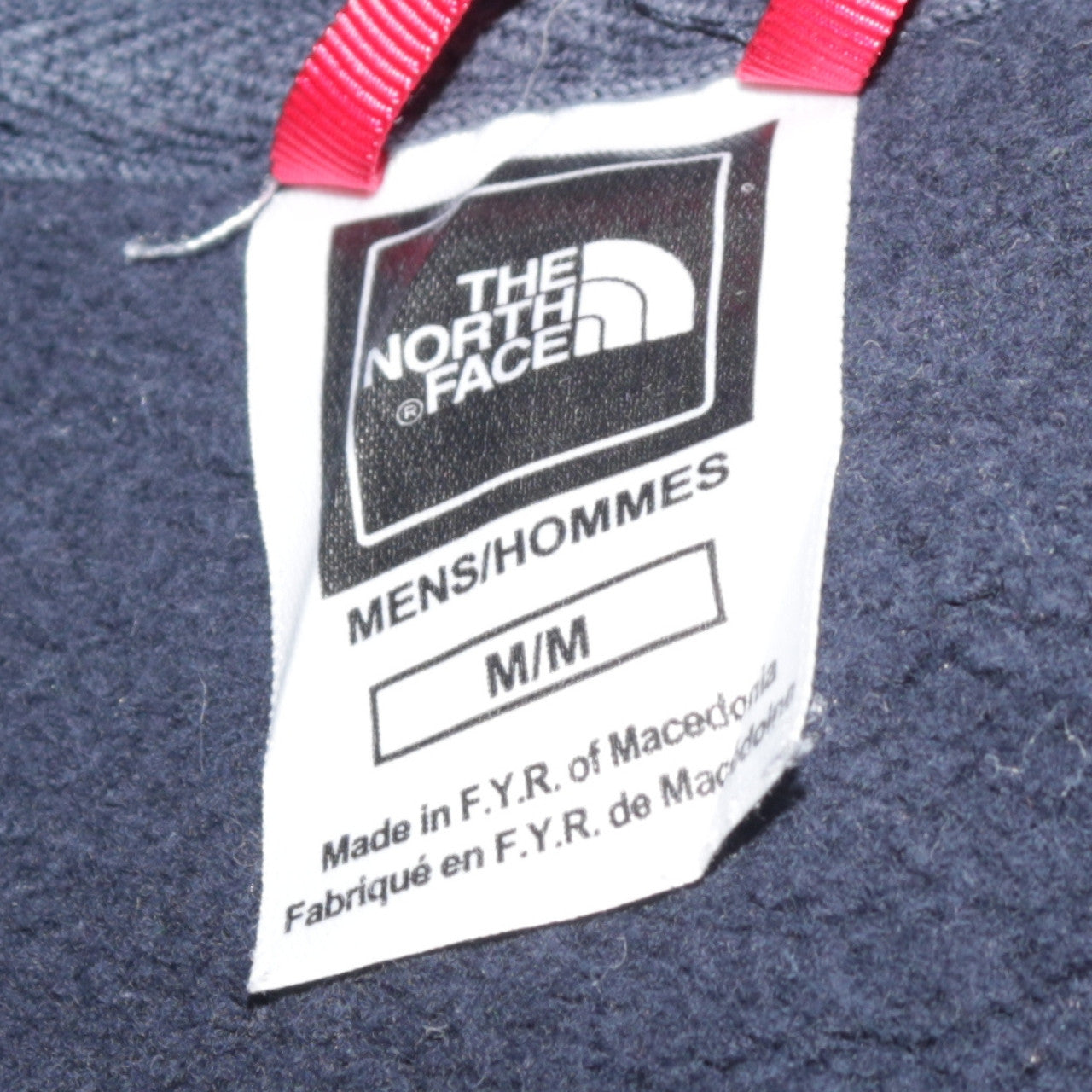 The North Face Men's Blue Pullover Hoodie M Logo Outdoor Sweatshirt