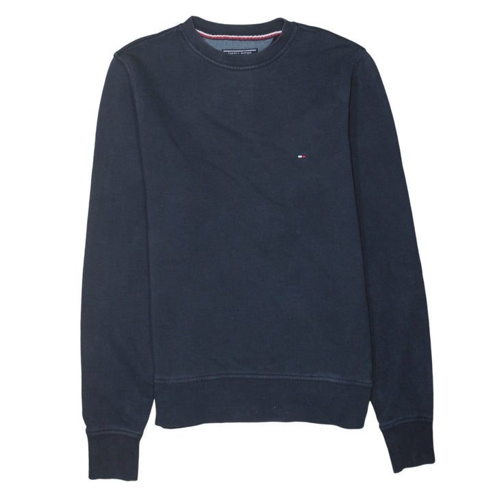 Tommy Hilfiger Men's Blue Crew Neck Vintage Fit Sweatshirt Size S