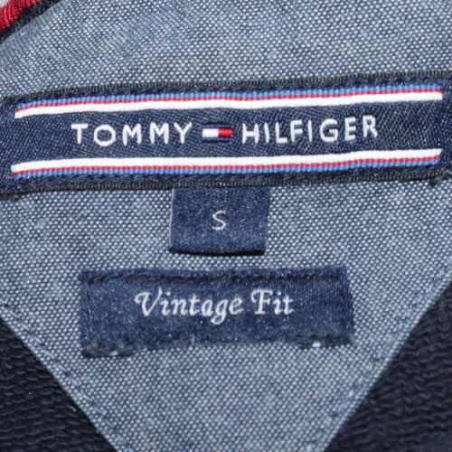 Tommy Hilfiger Men's Blue Crew Neck Vintage Fit Sweatshirt Size S
