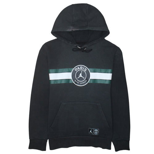 Jordan Paris Saint-Germain Black Men's Pullover Hoodie Medium