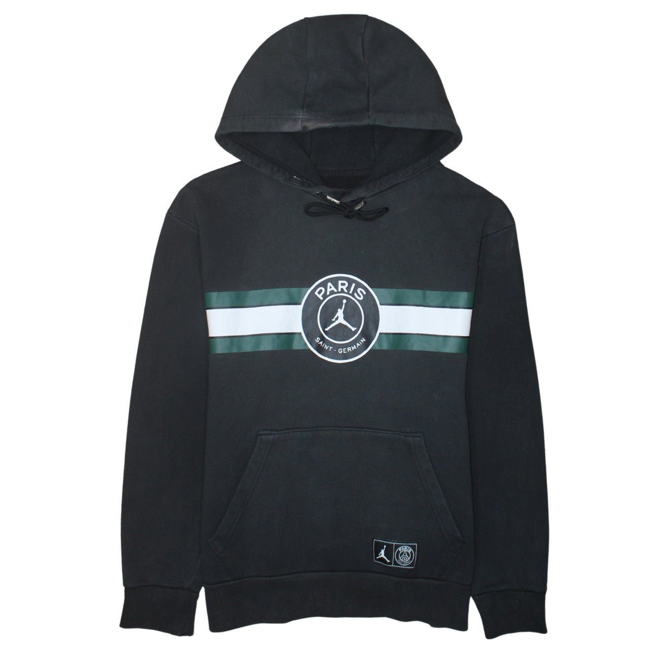 Jordan Paris Saint-Germain Black Men's Pullover Hoodie Medium