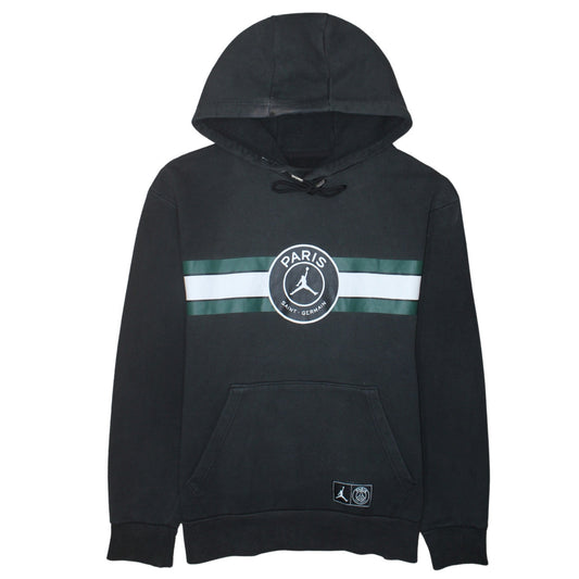 Jordan Paris Saint-Germain Black Men's Pullover Hoodie Medium