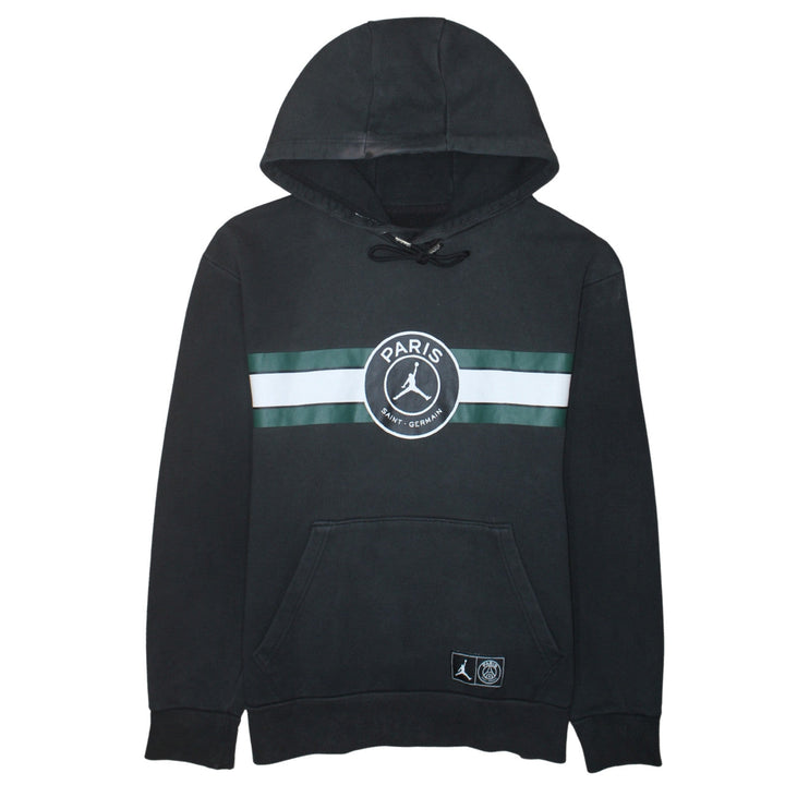 Jordan Paris Saint-Germain Black Men's Pullover Hoodie Medium