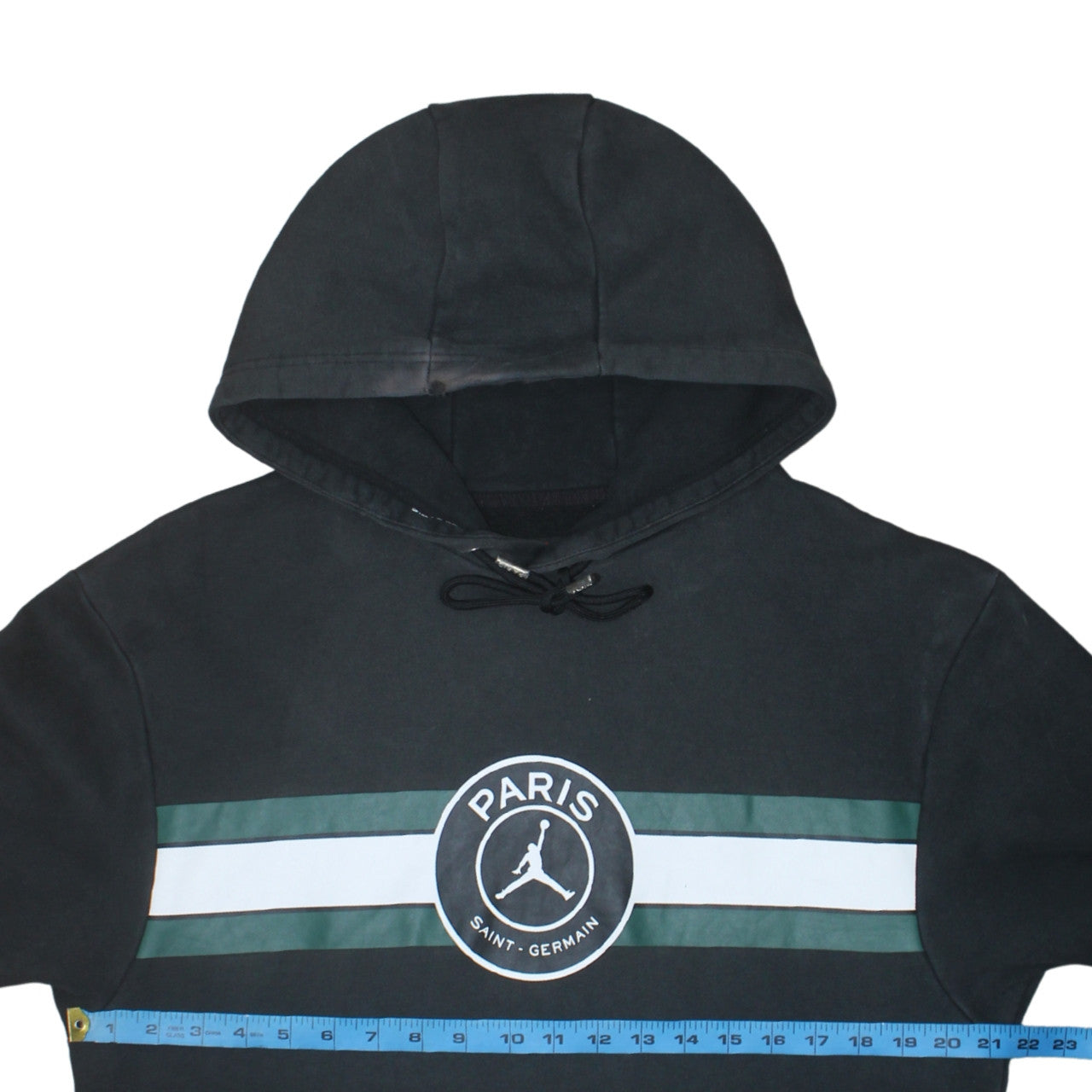 Jordan Paris Saint-Germain Black Men's Pullover Hoodie Medium