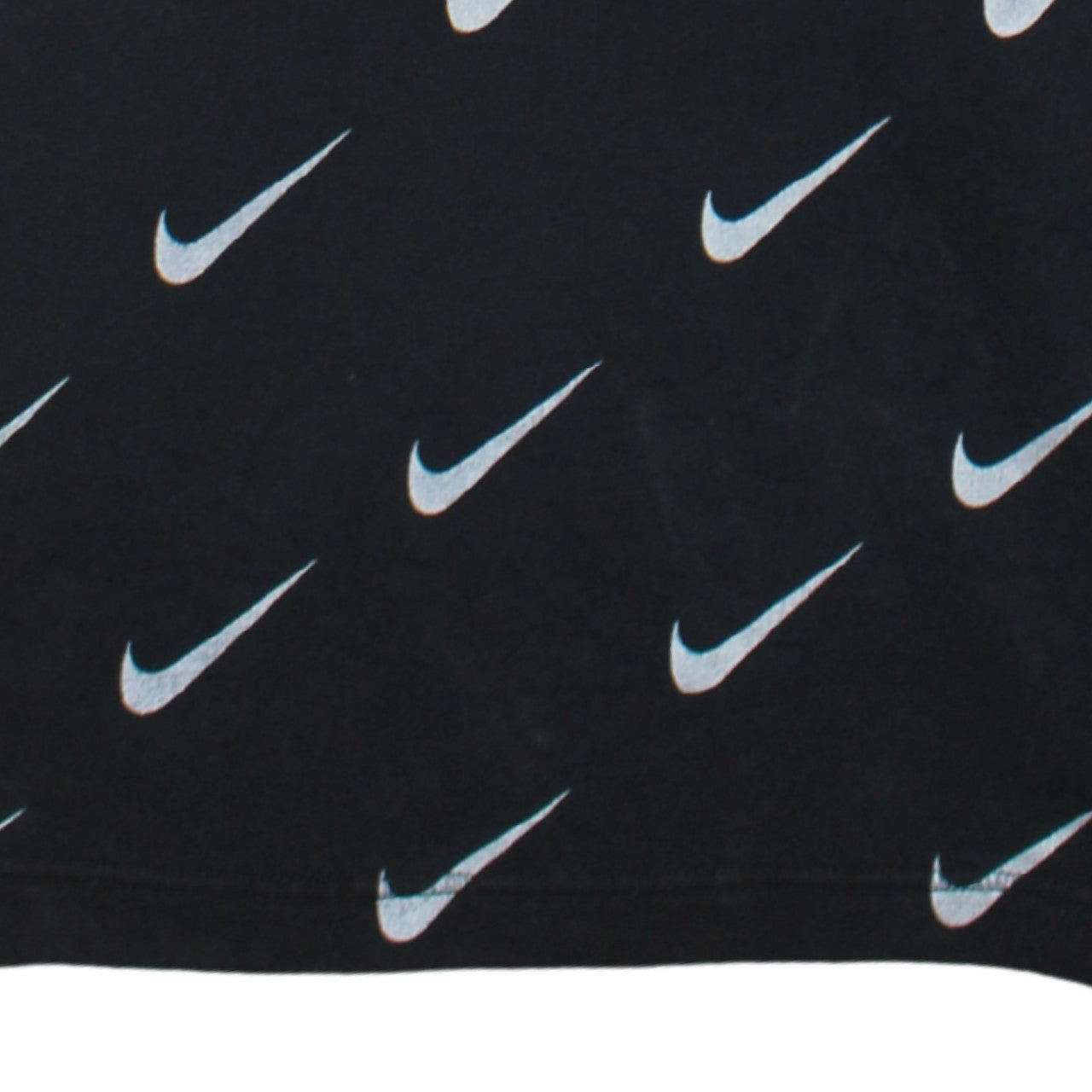 Nike Womens Black XS Pullover Sweatshirt with Allover Logo Print
