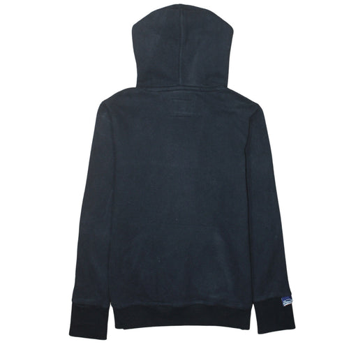 Superdry Men's Black Pullover Hoodie M Team Comets Graphic Sweatshirt