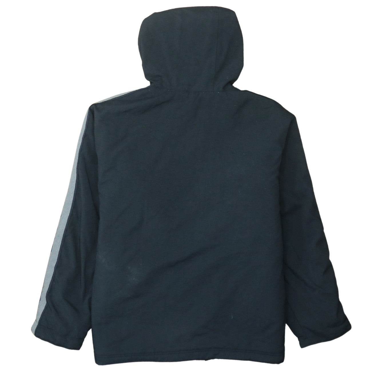 GAP Men's Black Hooded Nylon Full Zip Lined Winter Jacket Size S