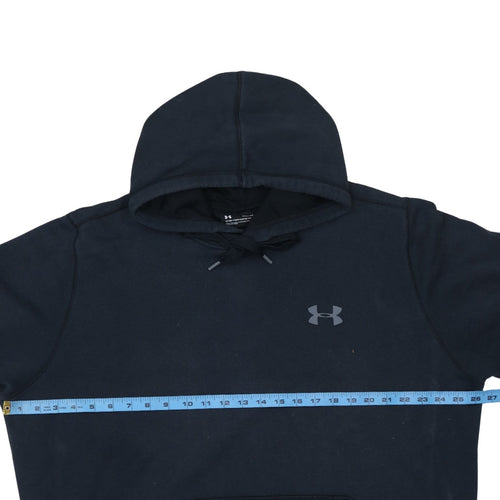Under Armour Men's Black Pullover Hoodie 2XL ColdGear Fleece