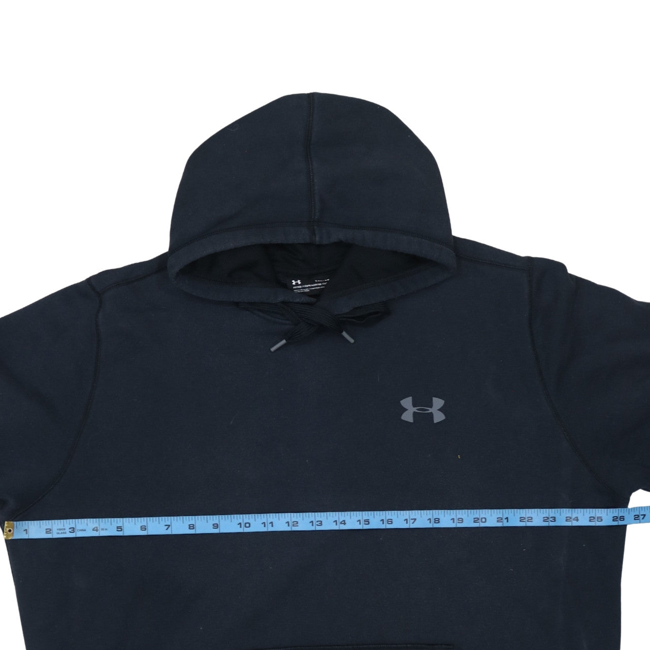 Under Armour Men's Black Pullover Hoodie 2XL ColdGear Fleece