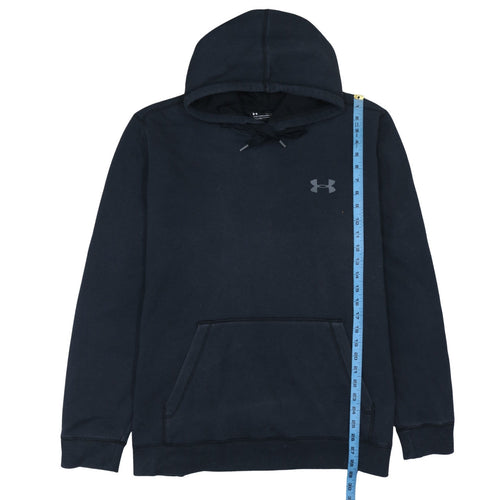 Under Armour Men's Black Pullover Hoodie 2XL ColdGear Fleece