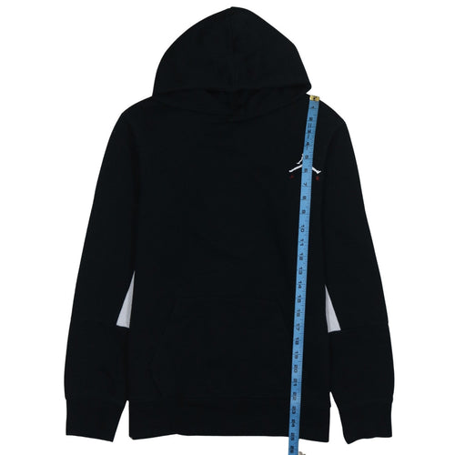 Jordan Boys Black Pullover Hoodie XL Flight Graphic Print Cotton Blend