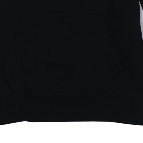 Jordan Boys Black Pullover Hoodie XL Flight Graphic Print Cotton Blend