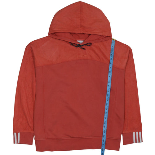 Adidas Womens Orange Hooded Pullover Sweatshirt Size 22 XL