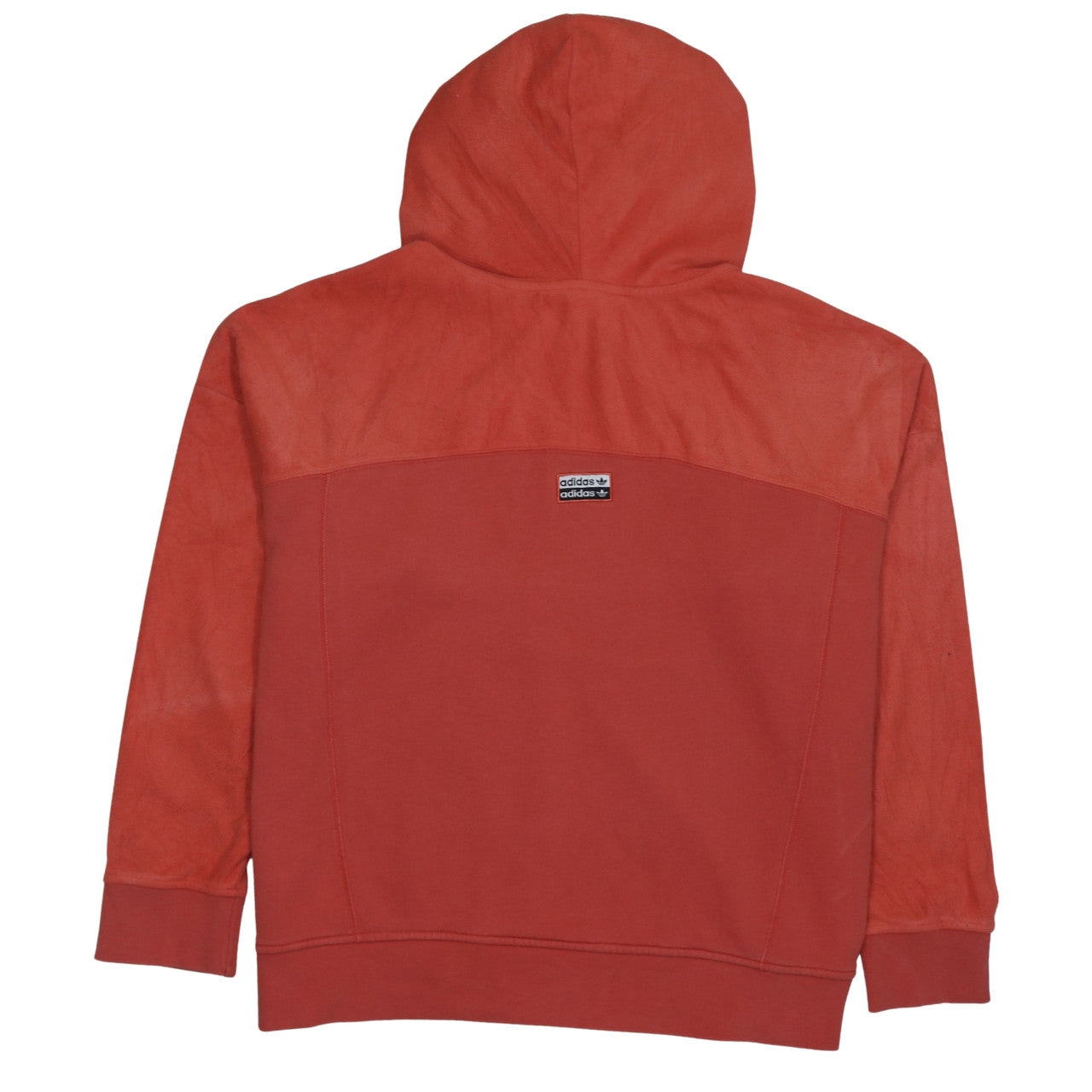 Adidas Womens Orange Hooded Pullover Sweatshirt Size 22 XL