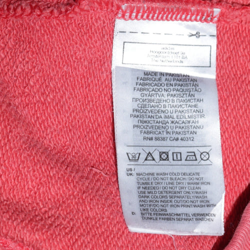 Adidas Womens Orange Hooded Pullover Sweatshirt Size 22 XL