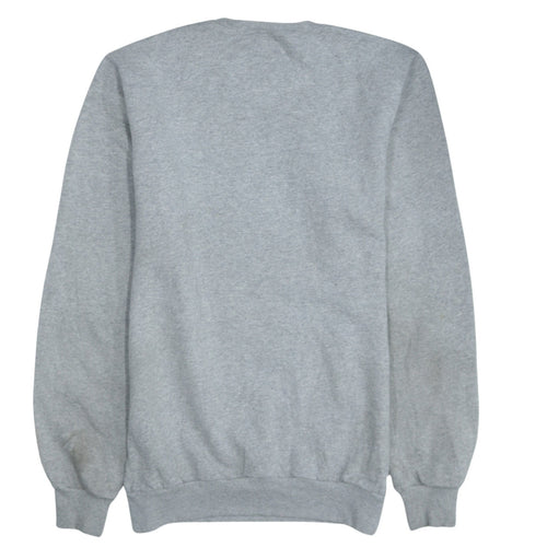 Adidas Men's Grey Camouflage Logo Crew Neck Sweatshirt M