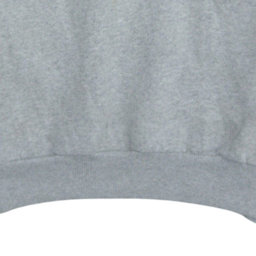 Adidas Men's Grey Camouflage Logo Crew Neck Sweatshirt M