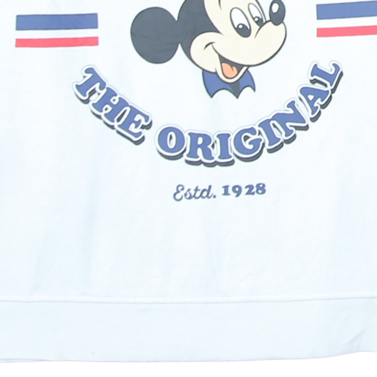 Disney Primark Womens White Mickey Mouse XL Sweatshirt Pullover