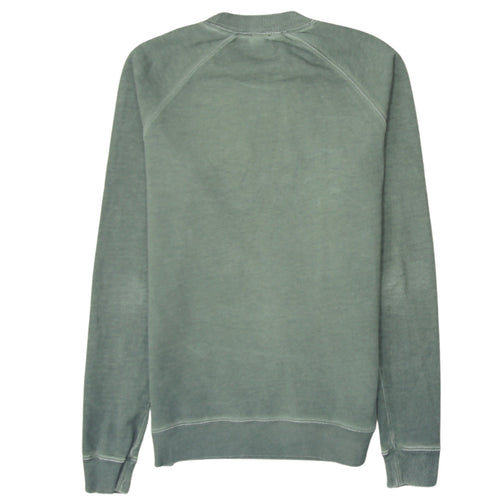 Hugo Boss Men Green Small Pullover Crew Neck Sweatshirt