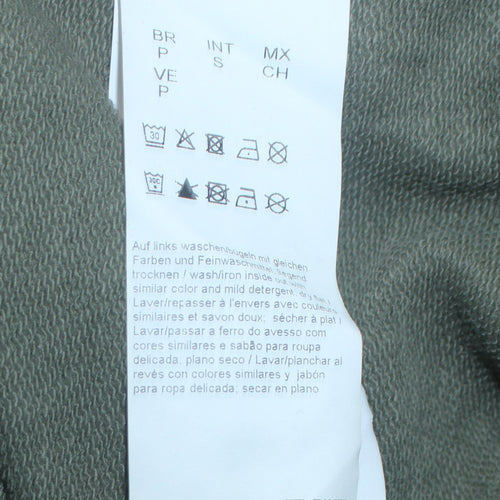 Hugo Boss Men Green Small Pullover Crew Neck Sweatshirt