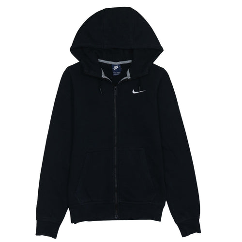 Nike Men's Black Full Zip Hoodie XS Fleece Sweatshirt