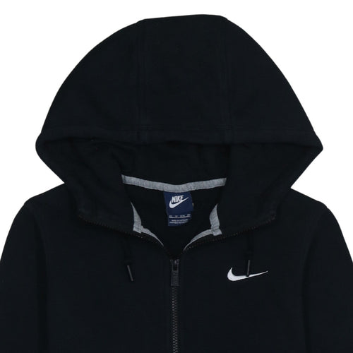 Nike Men's Black Full Zip Hoodie XS Fleece Sweatshirt