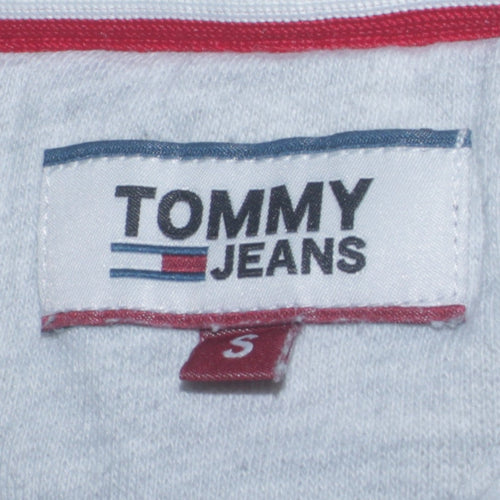 Tommy Jeans Women's Grey Small Logo Crew Neck Sweatshirt