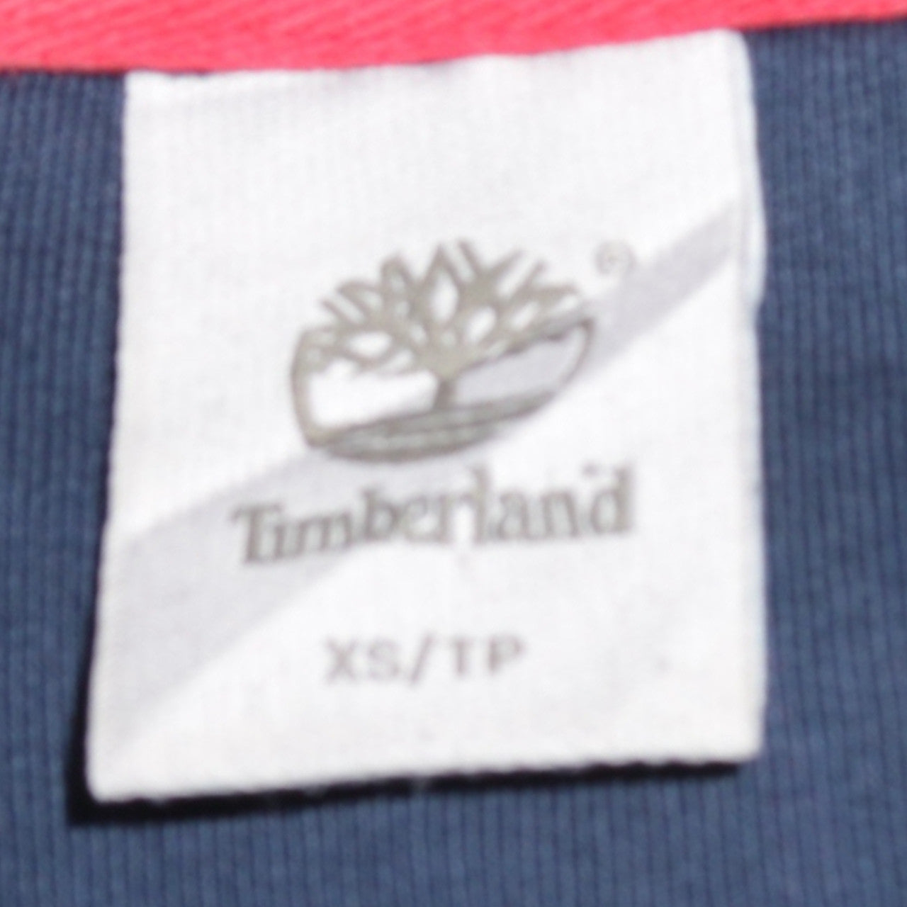 Timberland Men's Blue XS 1/4 Zip Collared Sweatshirt