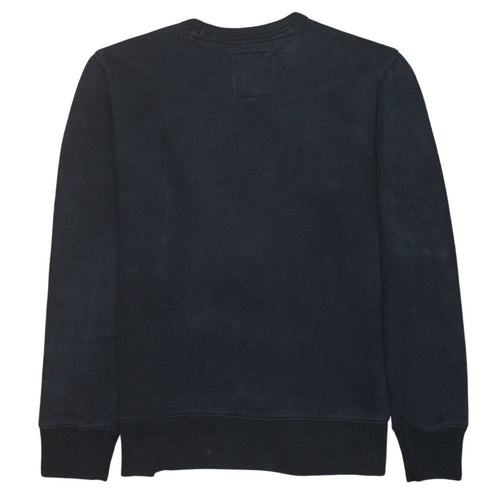 Hollister Mens Black XS Crew Neck Graphic Print Sweatshirt