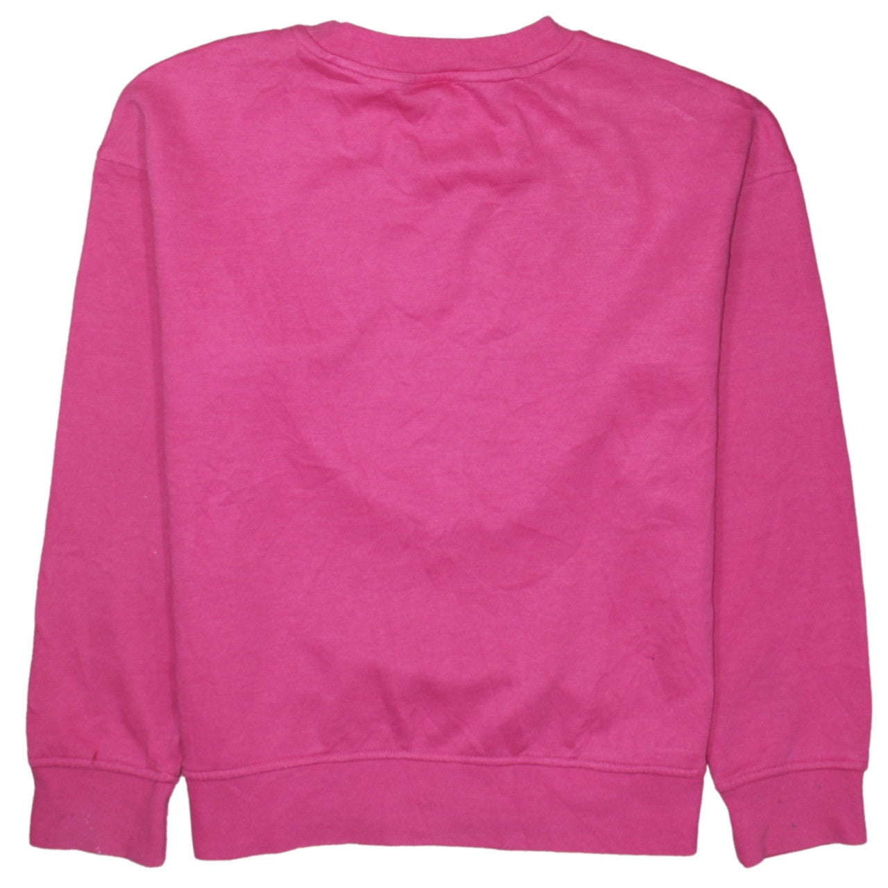 Disney Minnie Mouse Pink Crew Neck Sweatshirt Women 2XS Cotton Blend