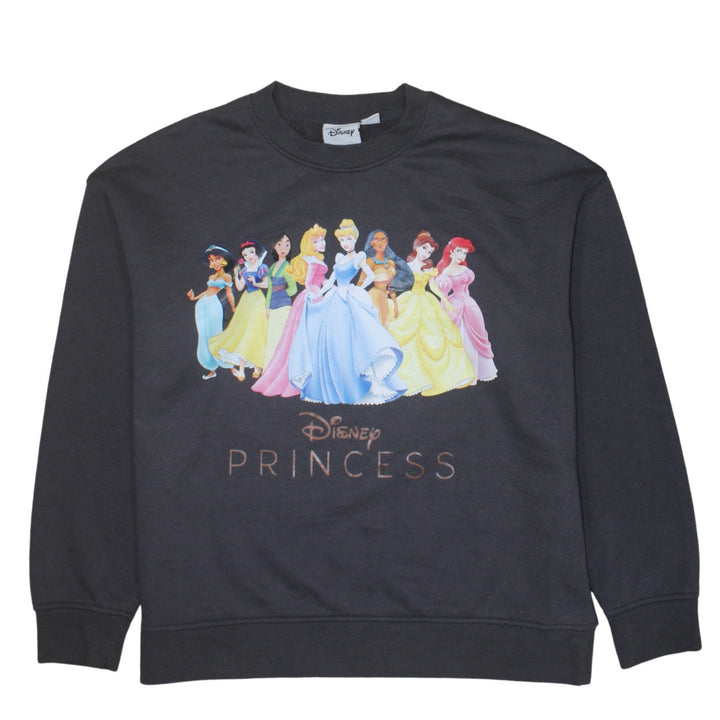 Disney Princess Primark Women's Black Sweatshirt Size S UK 10/12