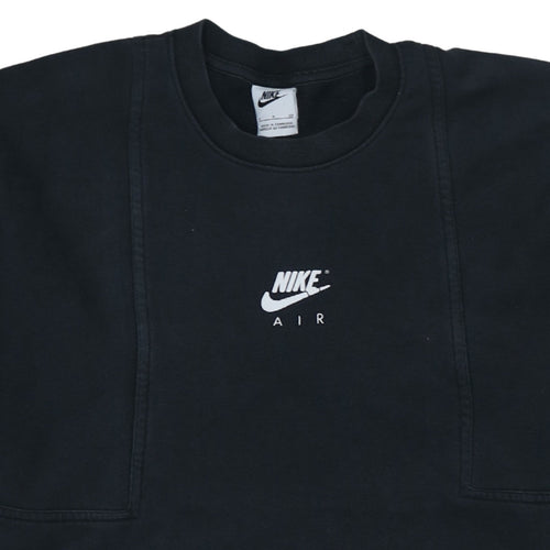 Nike Air Men's Black Crew Neck Pullover Sweatshirt Size S
