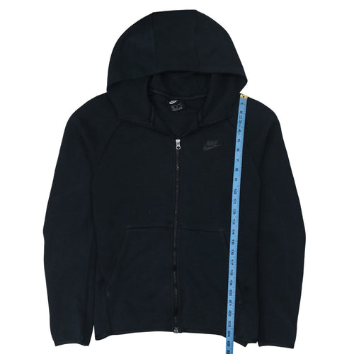 Nike Men's Black Full Zip Hoodie Medium Regular Fit