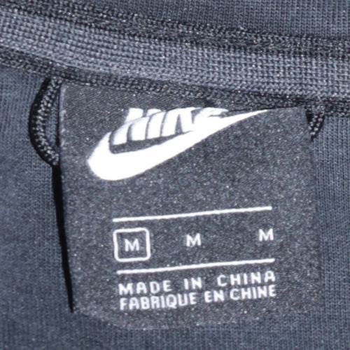 Nike Men's Black Full Zip Hoodie Medium Regular Fit