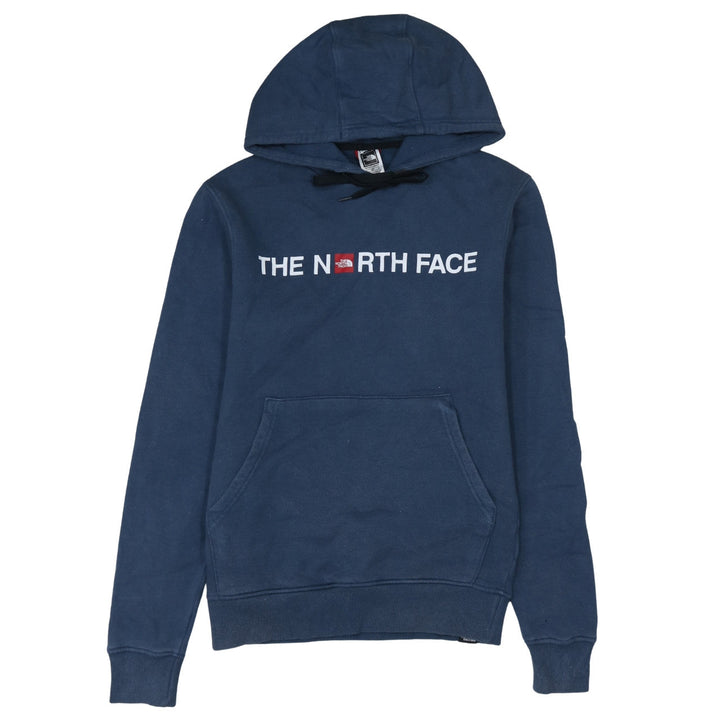 The North Face Men's Blue Pullover Hoodie Size S Graphic Logo