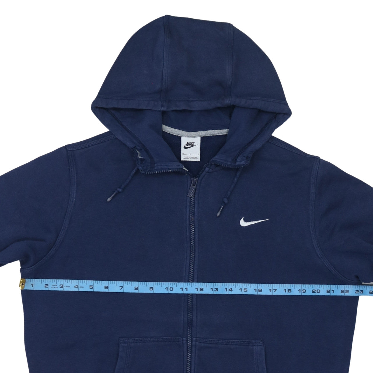 Nike Men's Blue Full Zip Hoodie Sweatshirt Size M