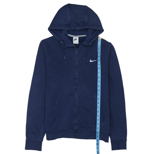 Nike Men's Blue Full Zip Hoodie Sweatshirt Size M
