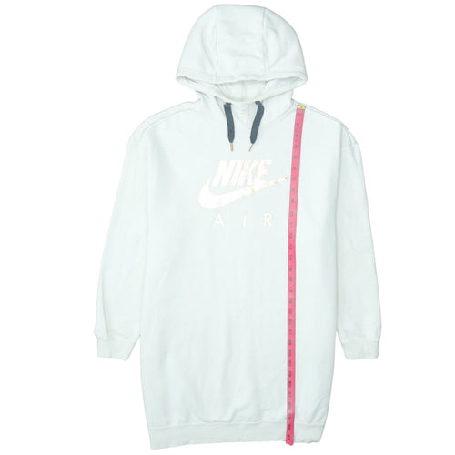 Nike Air Women's White Long Sleeve Pullover Hoodie Size S