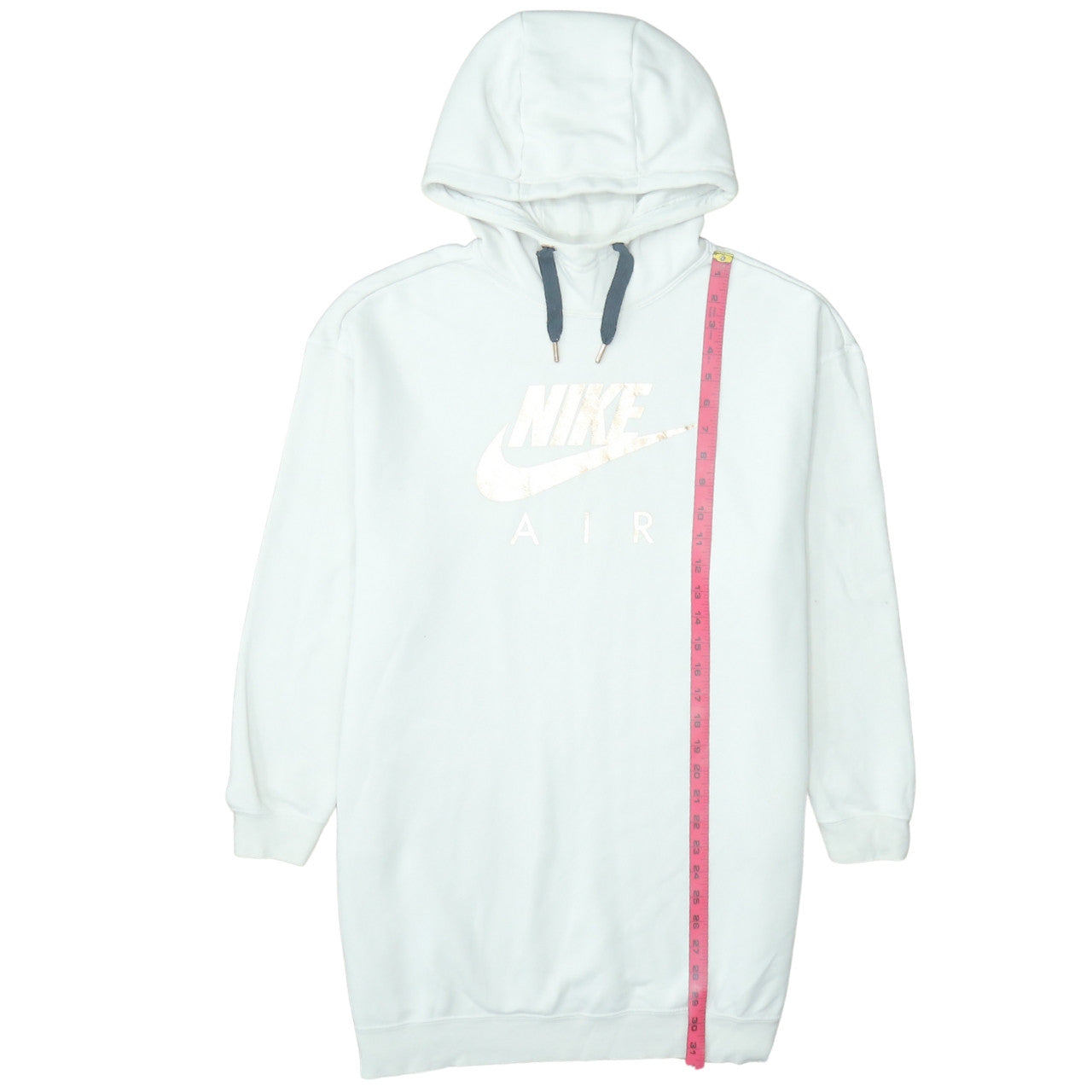 Nike Air Women's White Long Sleeve Pullover Hoodie Size S